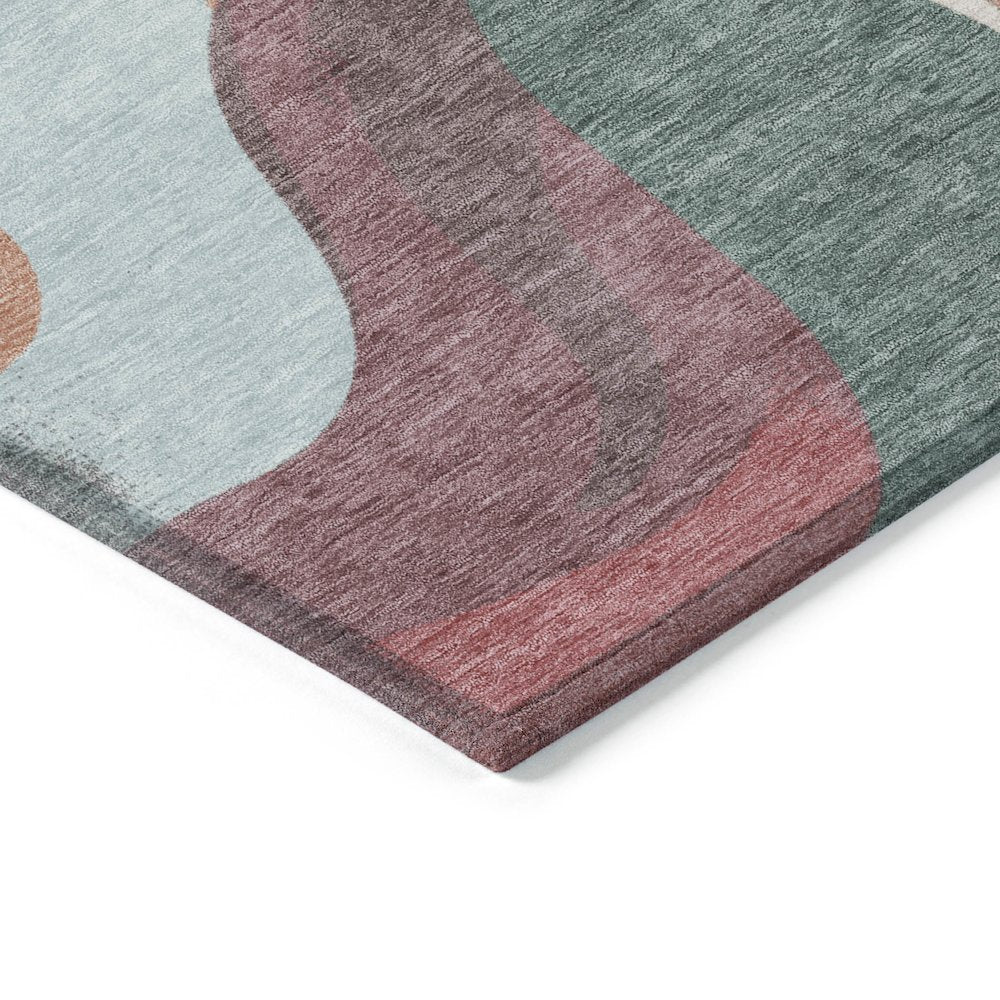 Machine Washable Indoor/Outdoor Chantille ACN2186 Coral 2'6" x 3'10" Rug