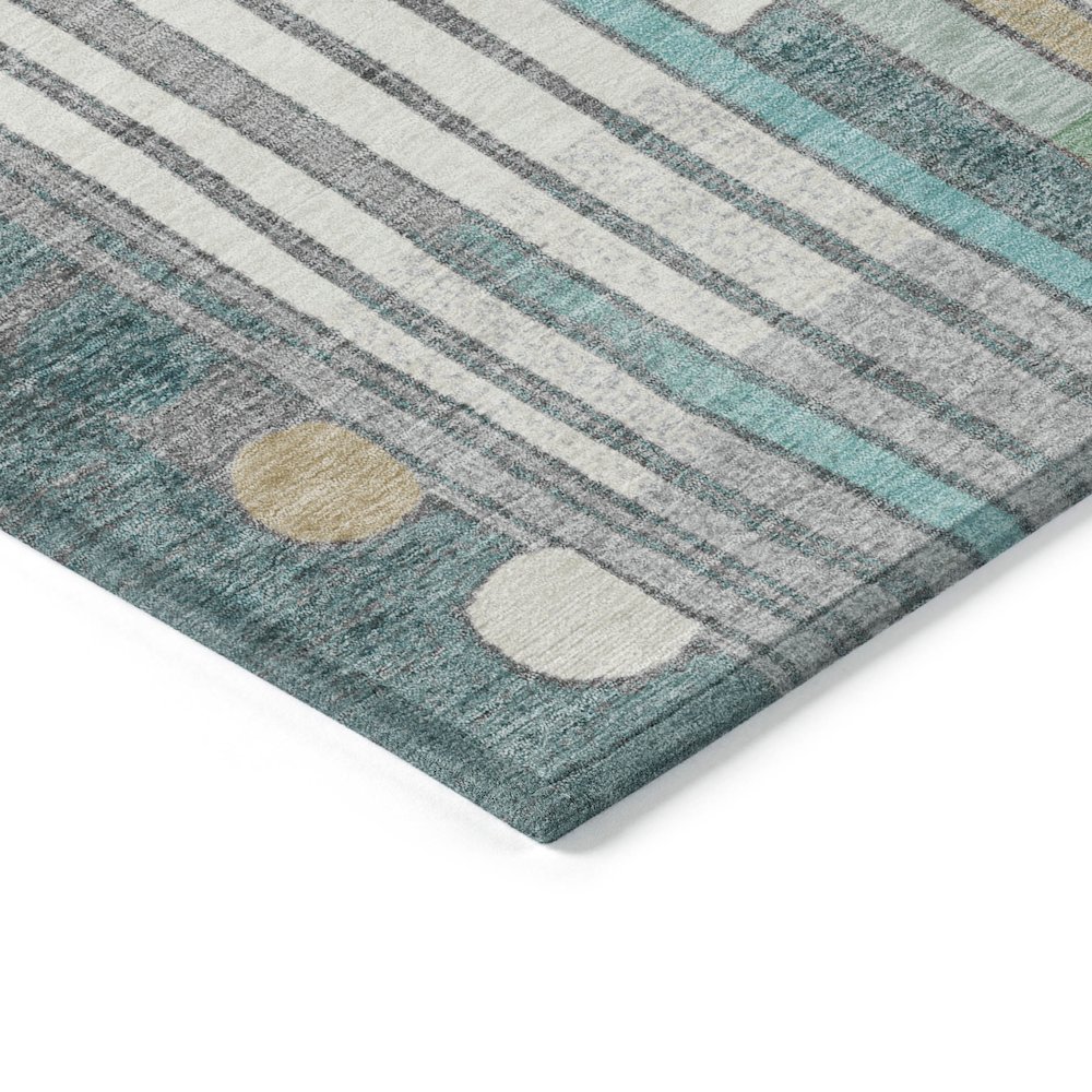 Machine Washable Indoor/Outdoor Chantille ACN2189 Teal 2'6" x 3'10" Rug