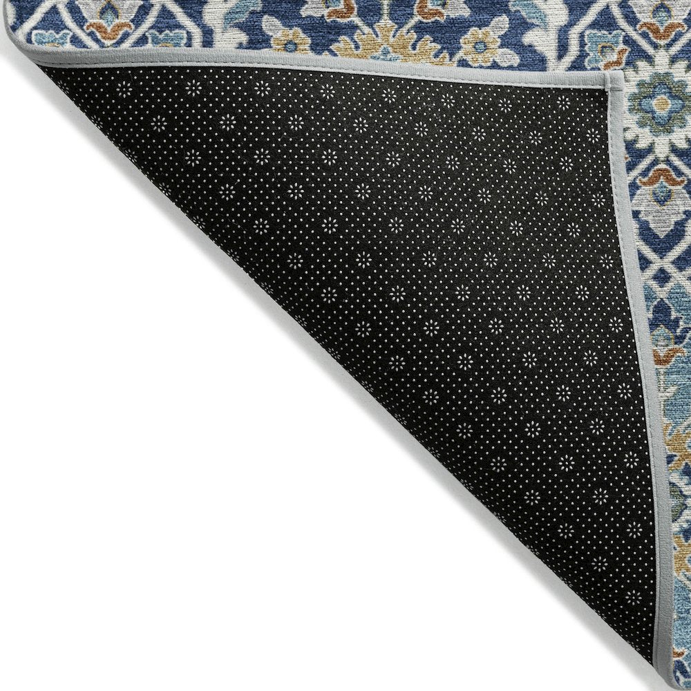 Machine Washable Indoor/Outdoor Chantille ACN2199 Navy 2'6" x 3'10" Rug