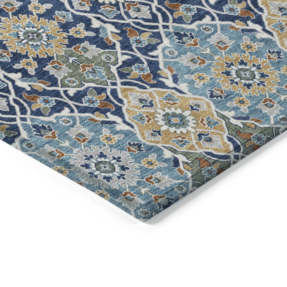 Machine Washable Indoor/Outdoor Chantille ACN2199 Navy 2'6" x 3'10" Rug