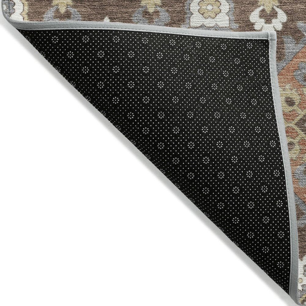 Machine Washable Indoor/Outdoor Chantille ACN2200 Chocolate 2'6" x 3'10" Rug