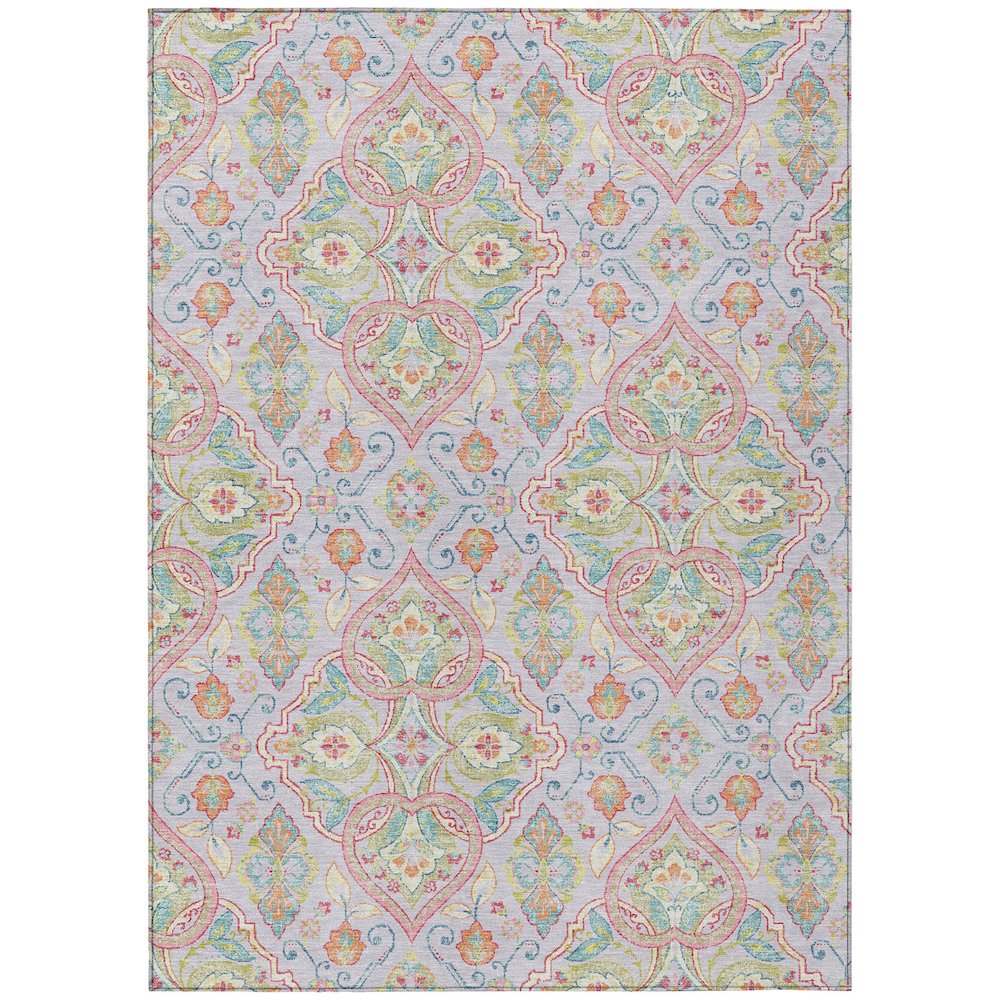 Machine Washable Indoor/Outdoor Chantille ACN2207 Lavender 5' x 7'6" Rug