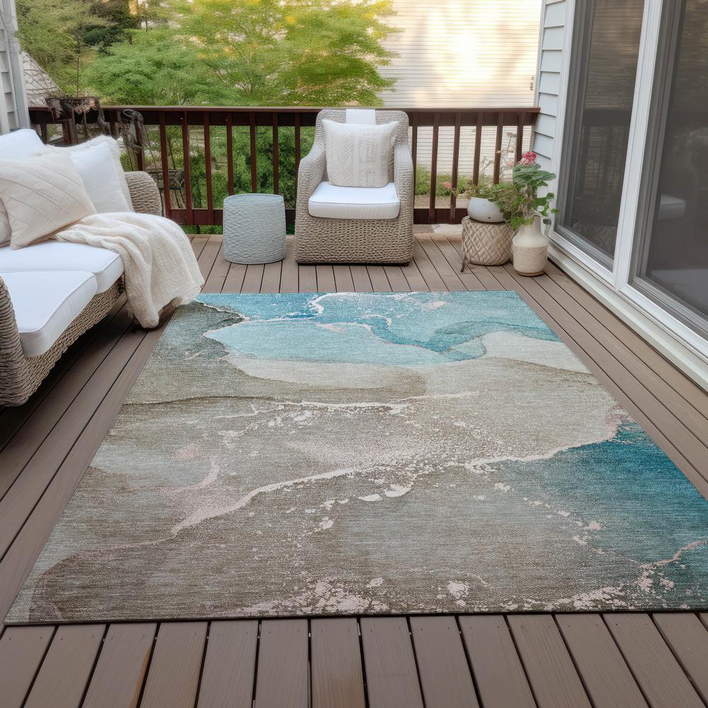 Chantille ACN517 Teal 5' x 7'6" Rug