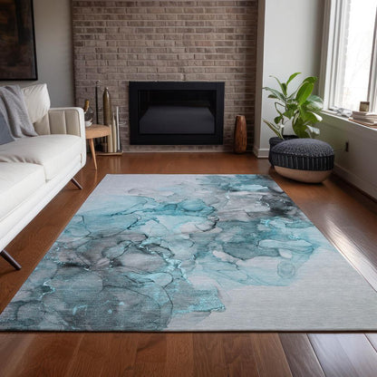Chantille ACN520 Teal 5' x 7'6" Rug
