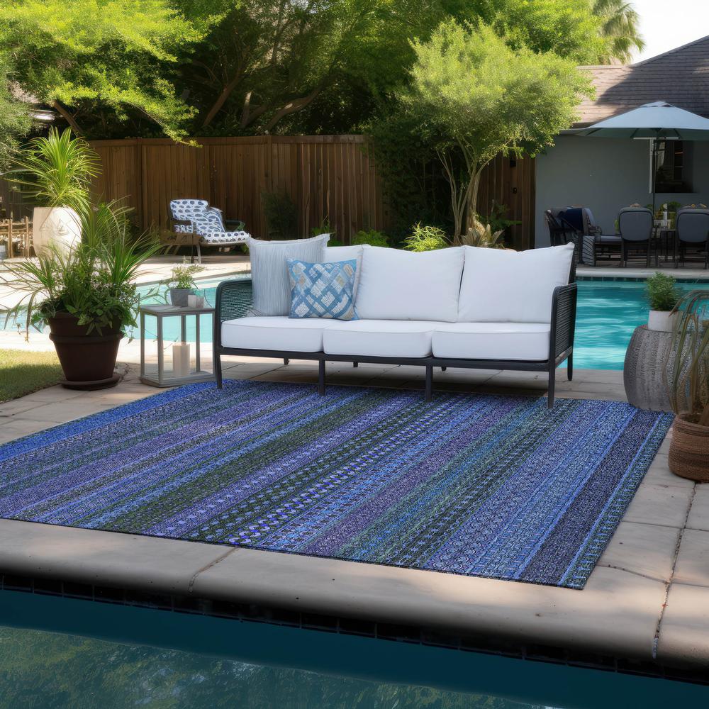 Chantille ACN527 Blue 5' x 7'6" Rug