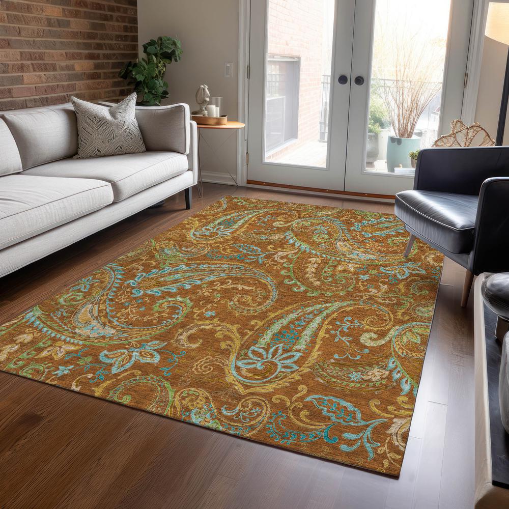 Chantille ACN533 Orange 5' x 7'6" Rug