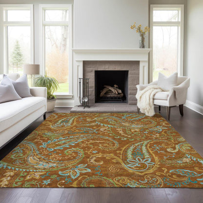Chantille ACN533 Orange 5' x 7'6" Rug