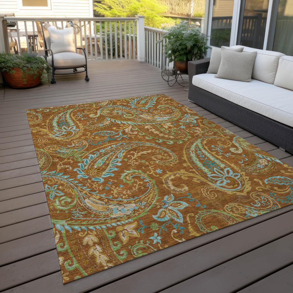 Chantille ACN533 Orange 5' x 7'6" Rug