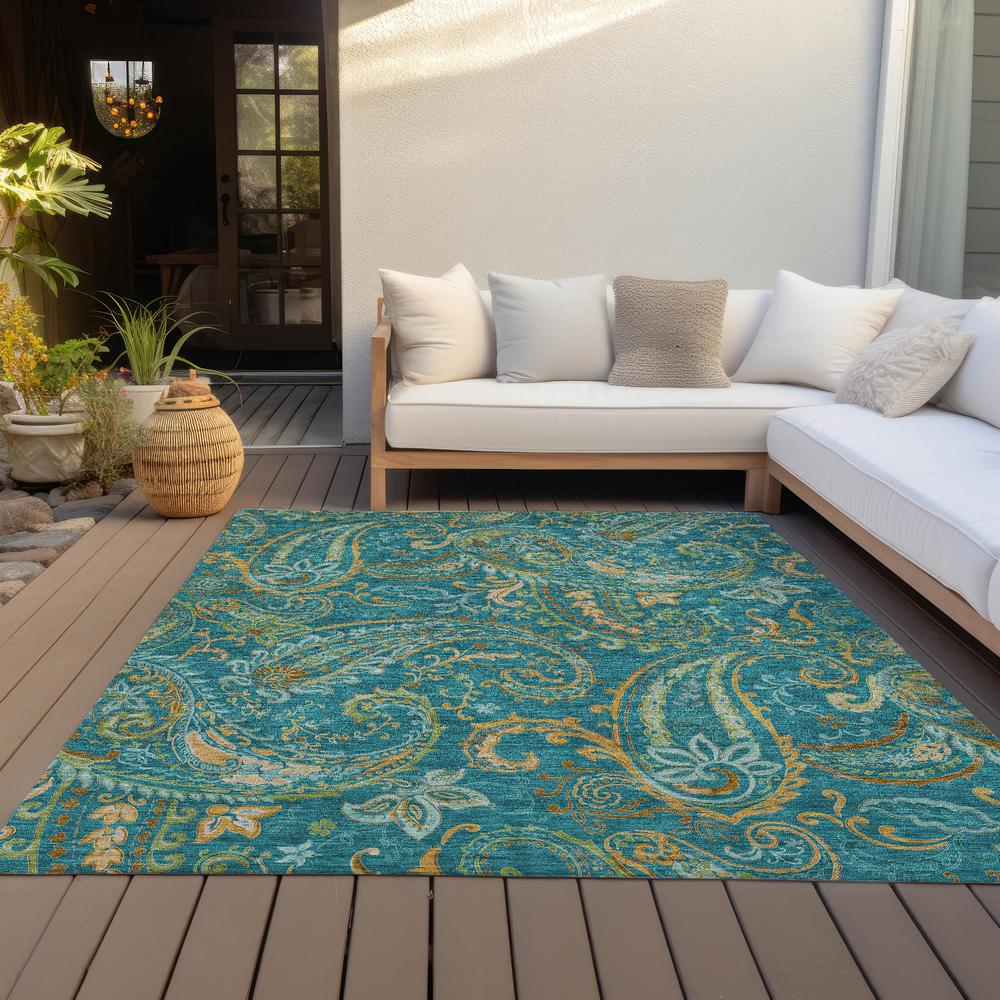 Chantille ACN533 Teal 5' x 7'6" Rug