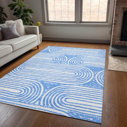 Chantille ACN540 Blue 5' x 7'6" Rug