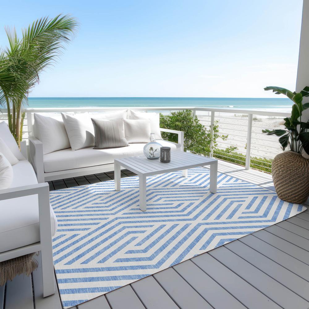Chantille ACN550 Blue 5' x 7'6" Rug