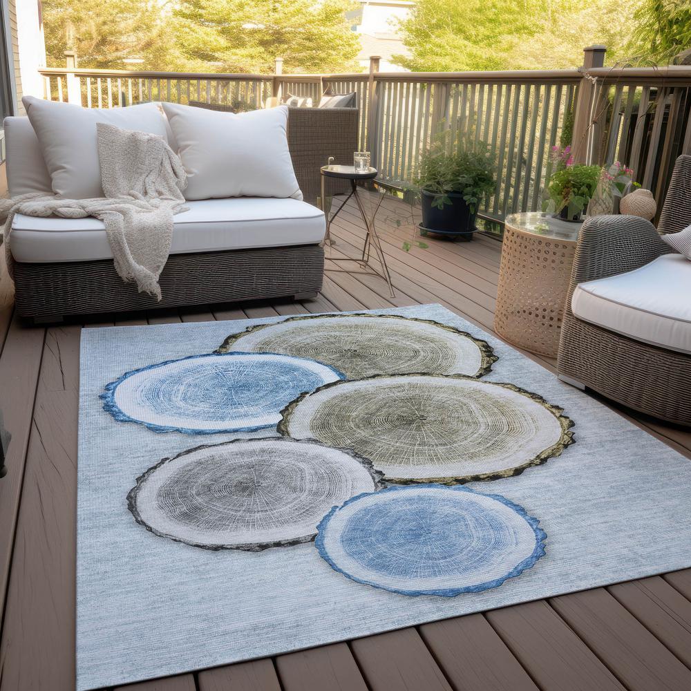 Chantille ACN575 Blue 5' x 7'6" Rug