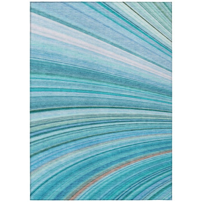 Chantille ACN585 Teal 5' x 7'6" Rug