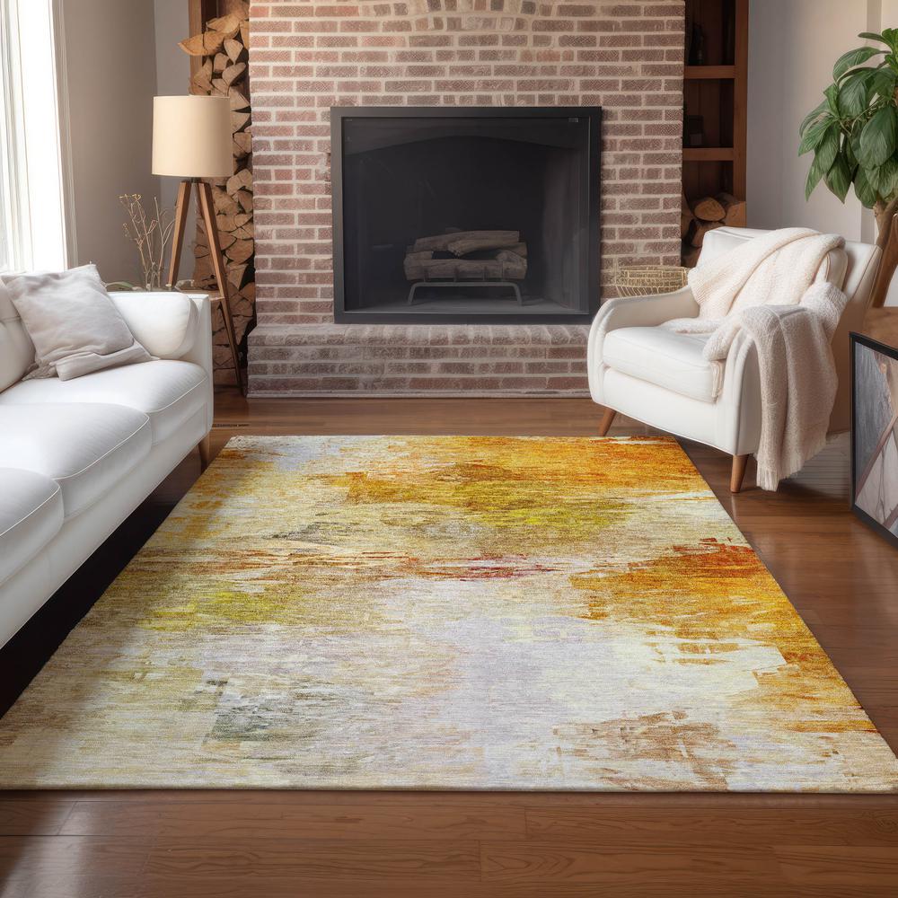 Chantille ACN595 Orange 5' x 7'6" Rug