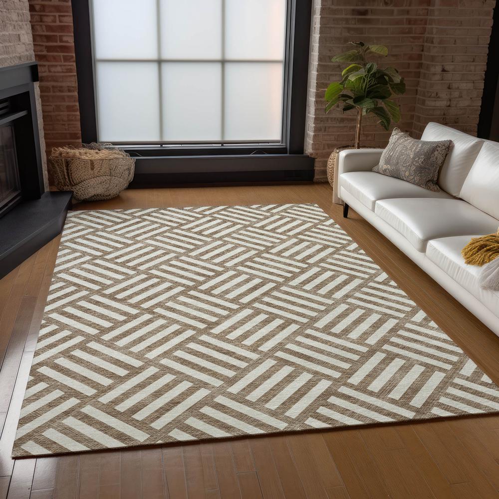 Chantille ACN620 Brown 5' x 7'6" Rug