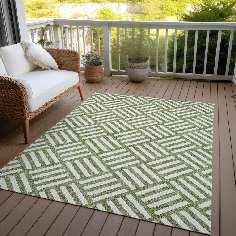 Chantille ACN620 Green 3' x 5' Rug