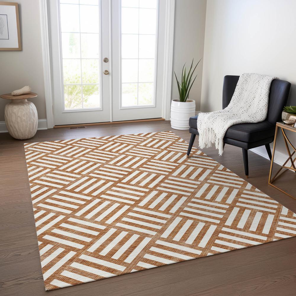 Chantille ACN620 Orange 5' x 7'6" Rug