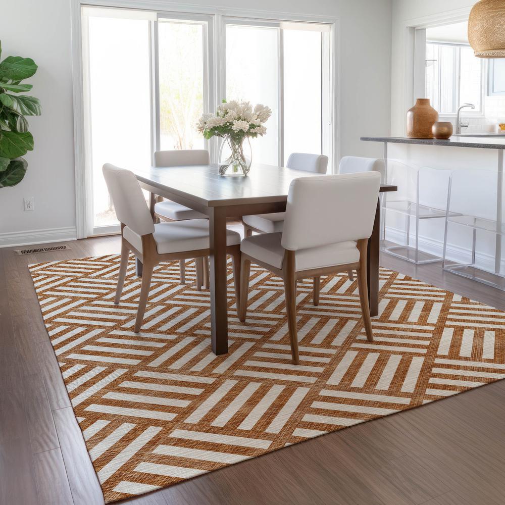 Chantille ACN620 Orange 5' x 7'6" Rug