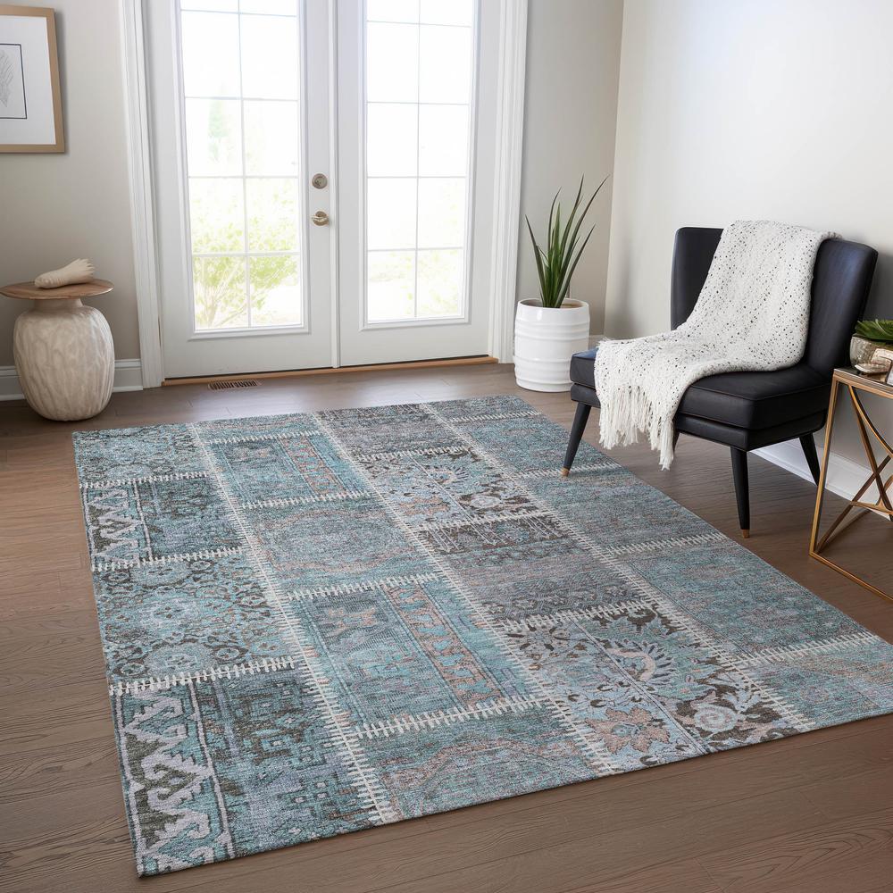 Chantille ACN635 Teal 5' x 7'6" Rug