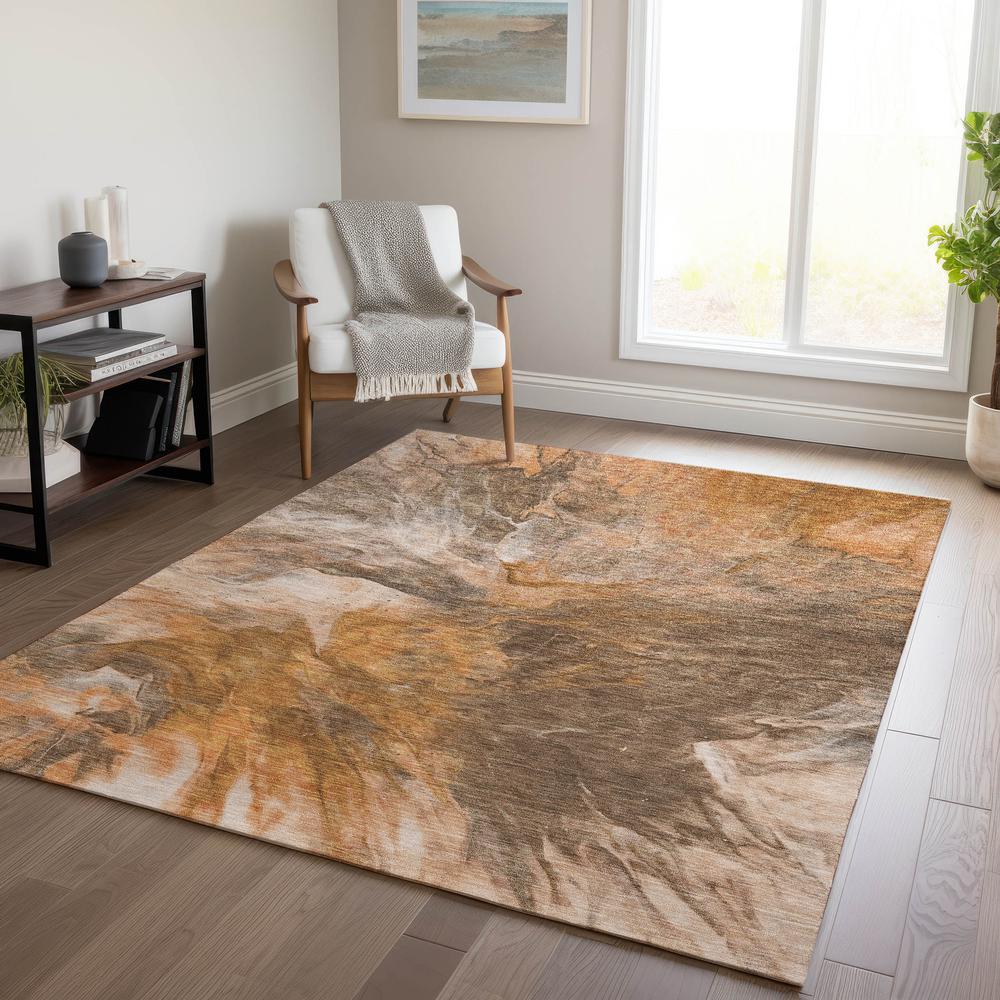 Chantille ACN641 Orange 5' x 7'6" Rug