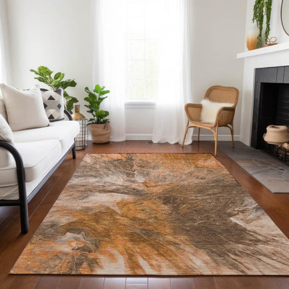 Chantille ACN641 Orange 5' x 7'6" Rug