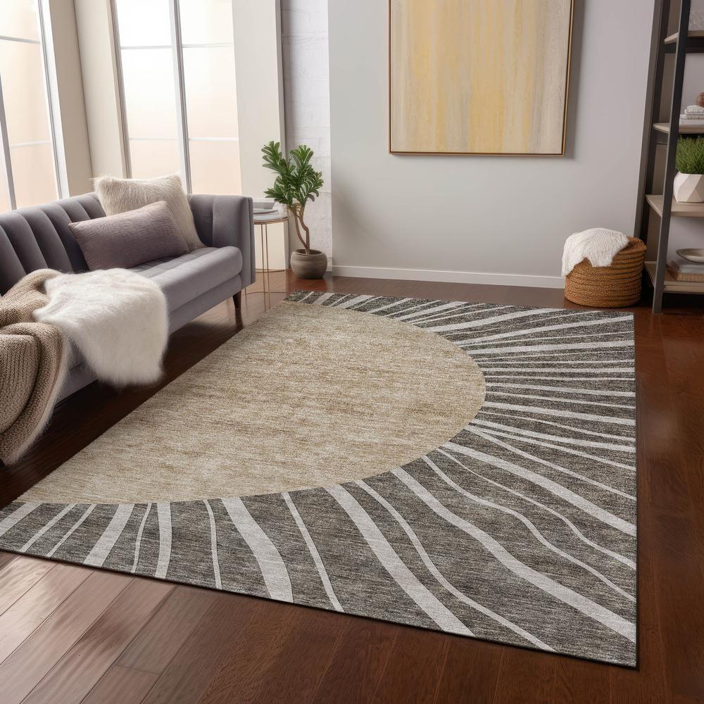 Chantille ACN668 Brown 5' x 7'6" Rug