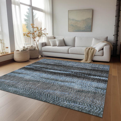 Chantille ACN693 Blue 5' x 7'6" Rug