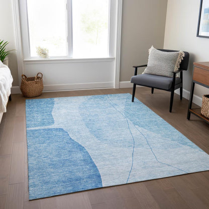 Chantille ACN696 Blue 5' x 7'6" Rug
