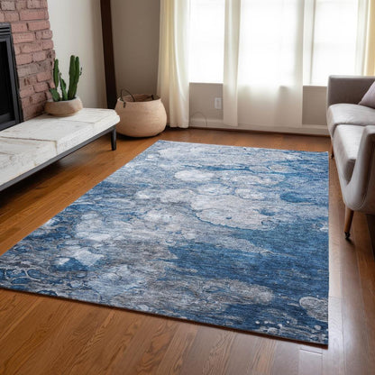 Chantille ACN698 Blue 5' x 7'6" Rug