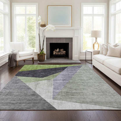 Chantille ACN716 Green 5' x 7'6" Rug