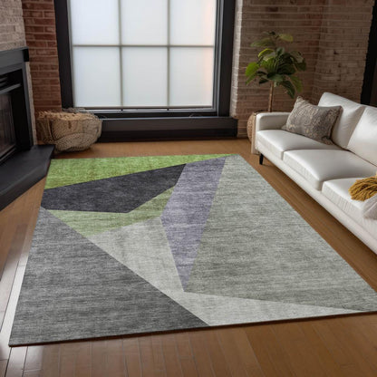 Chantille ACN716 Green 5' x 7'6" Rug
