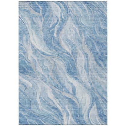 Chantille ACN720 Blue 5' x 7'6" Rug