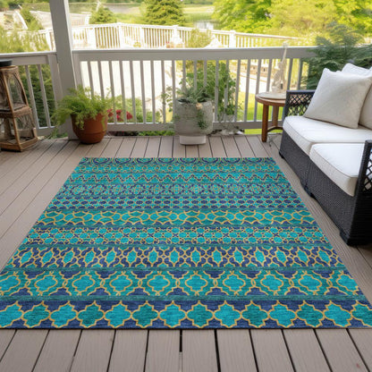 Chantille ACN726 Teal 5' x 7'6" Rug