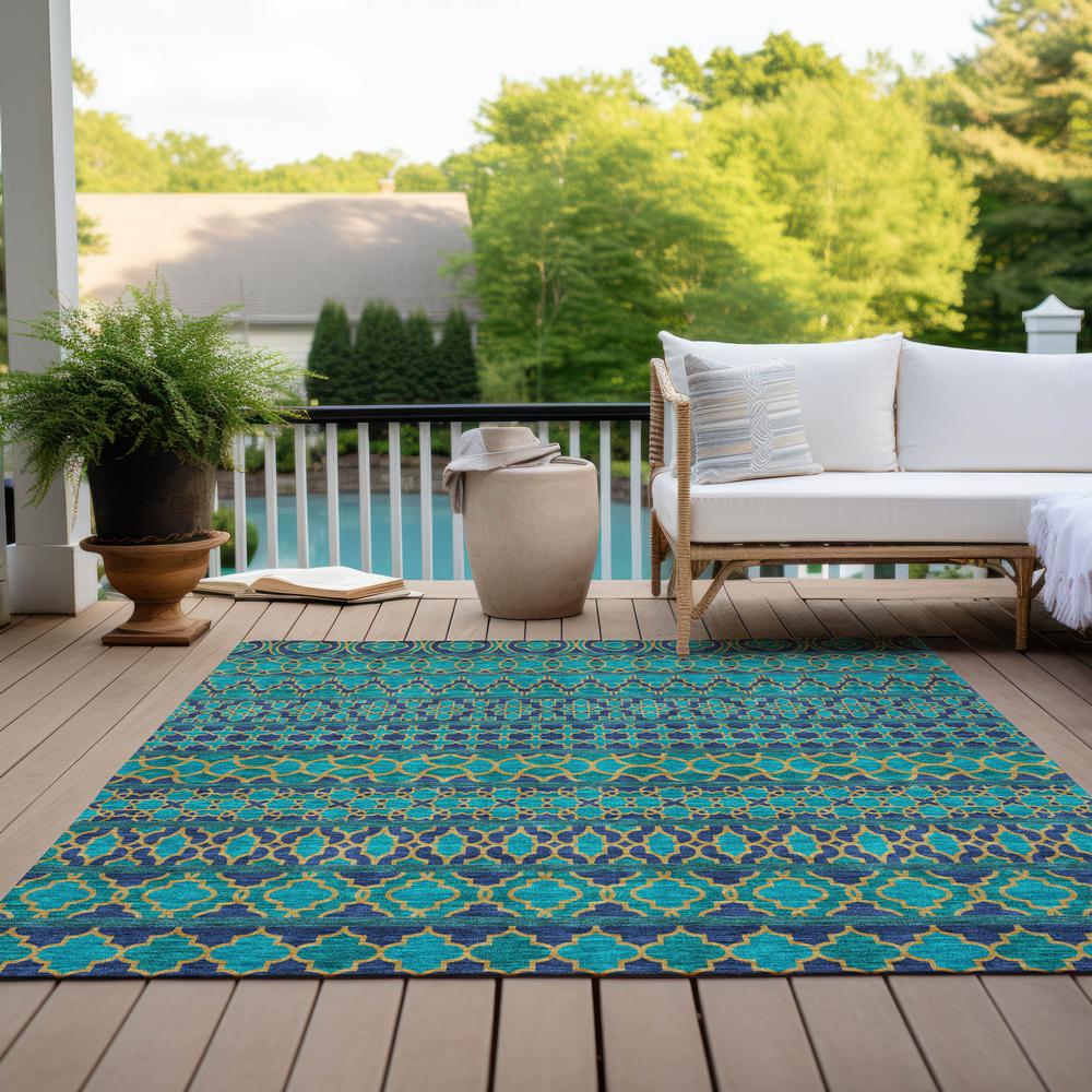 Chantille ACN726 Teal 5' x 7'6" Rug