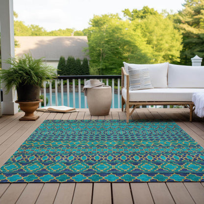 Chantille ACN726 Teal 5' x 7'6" Rug