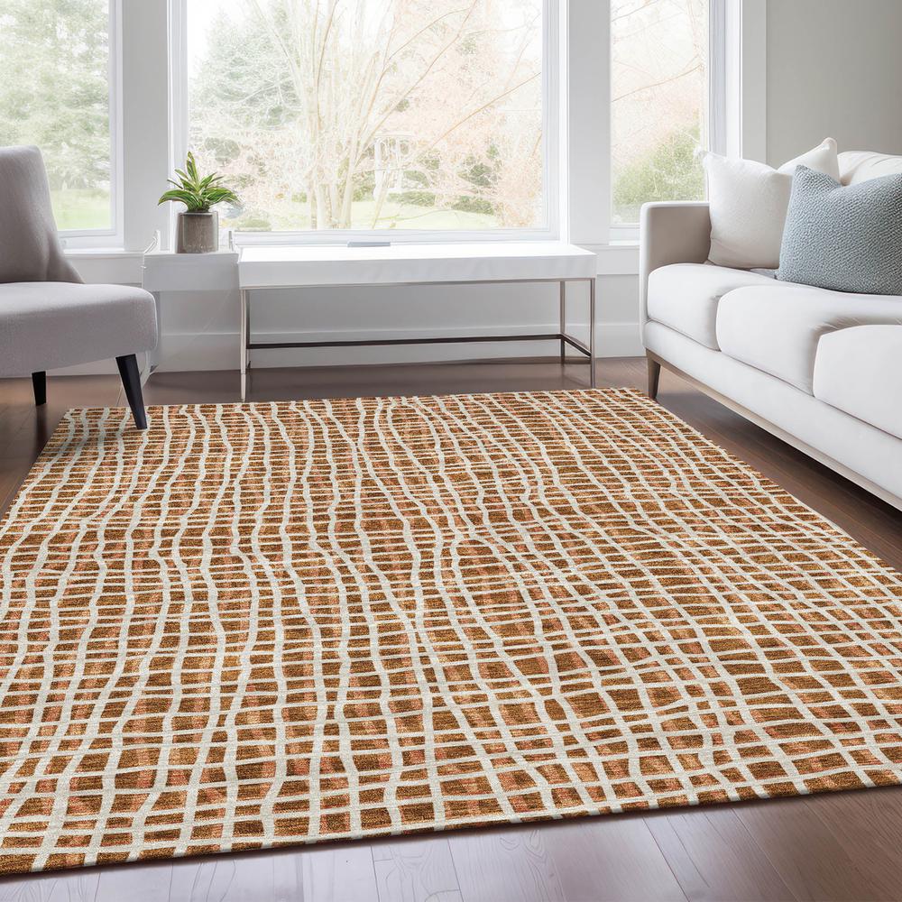 Chantille ACN729 Orange 5' x 7'6" Rug