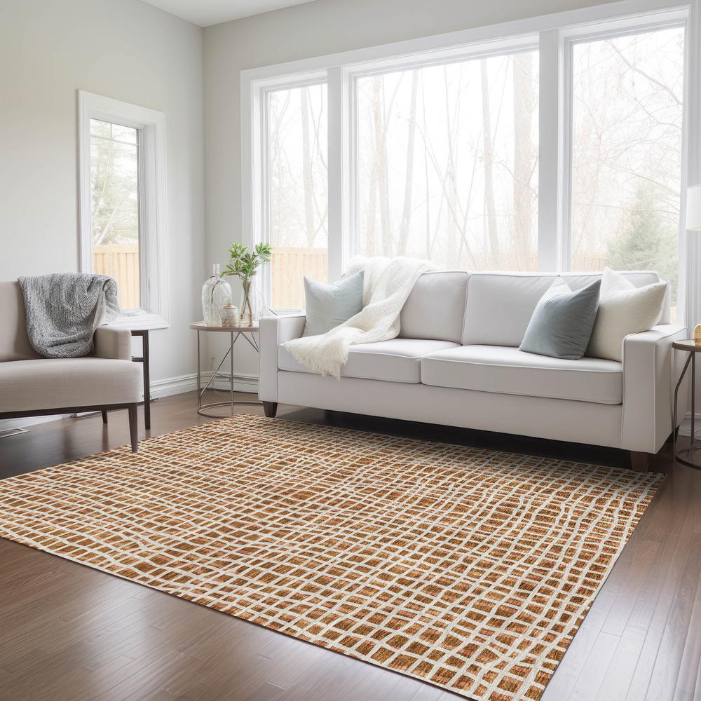 Chantille ACN729 Orange 5' x 7'6" Rug