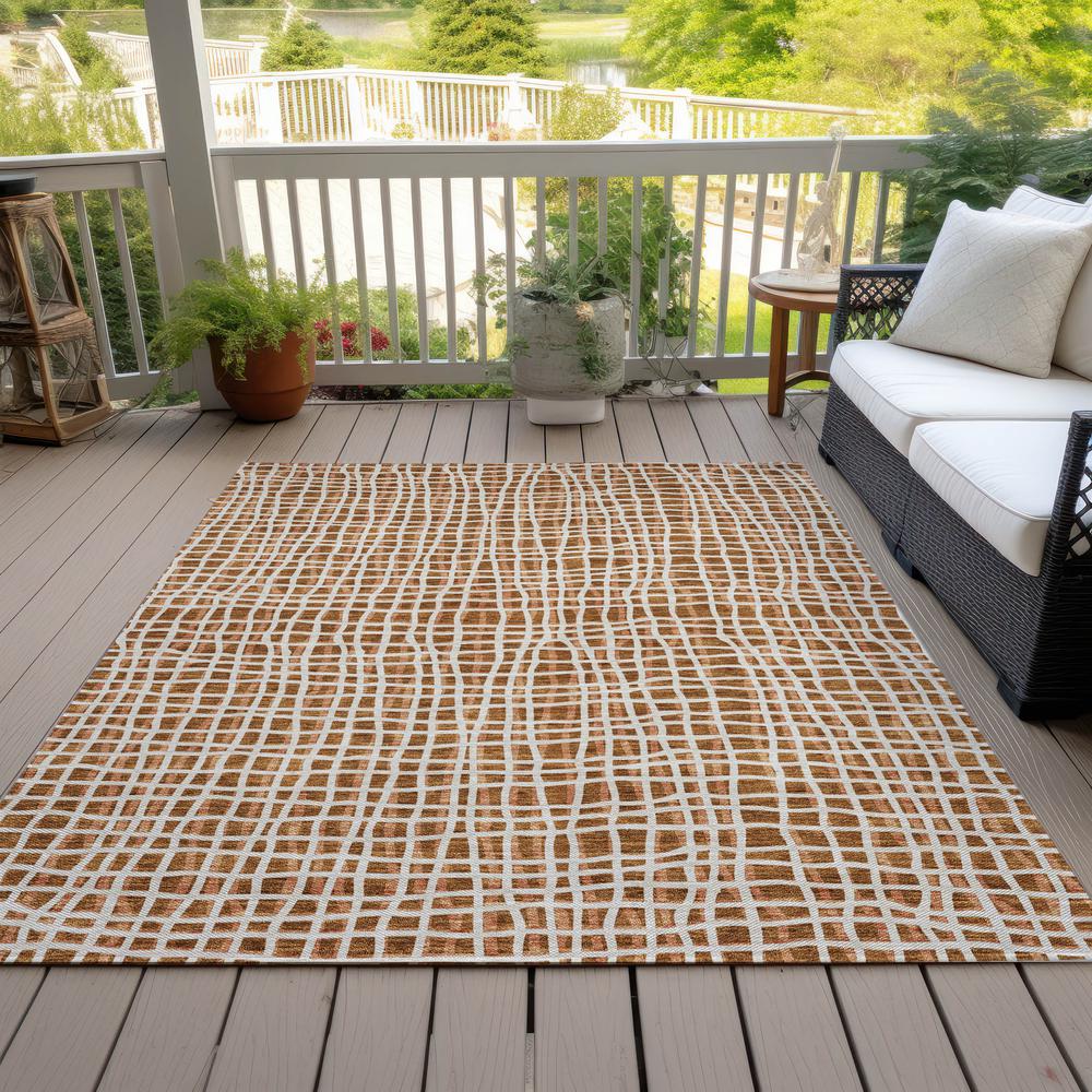 Chantille ACN729 Orange 5' x 7'6" Rug