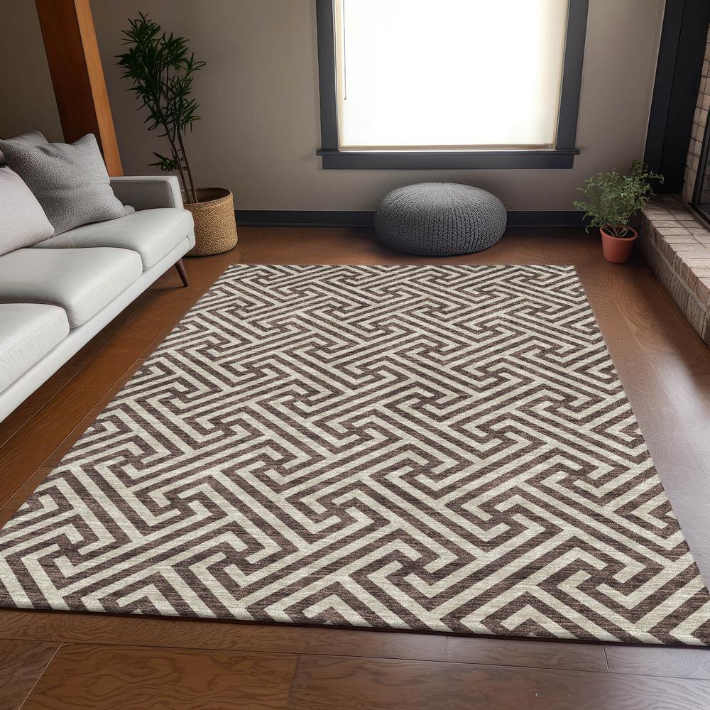 Chantille ACN731 Brown 5' x 7'6" Rug