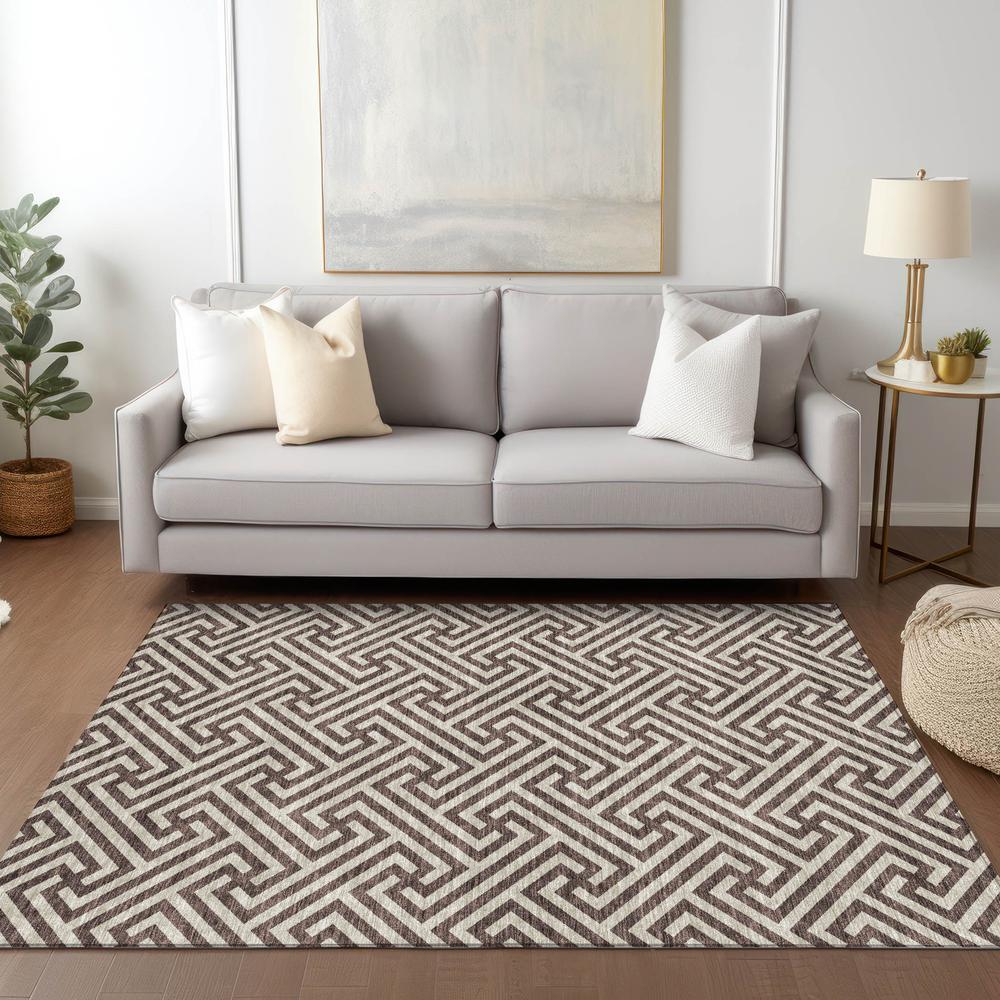 Chantille ACN731 Brown 5' x 7'6" Rug