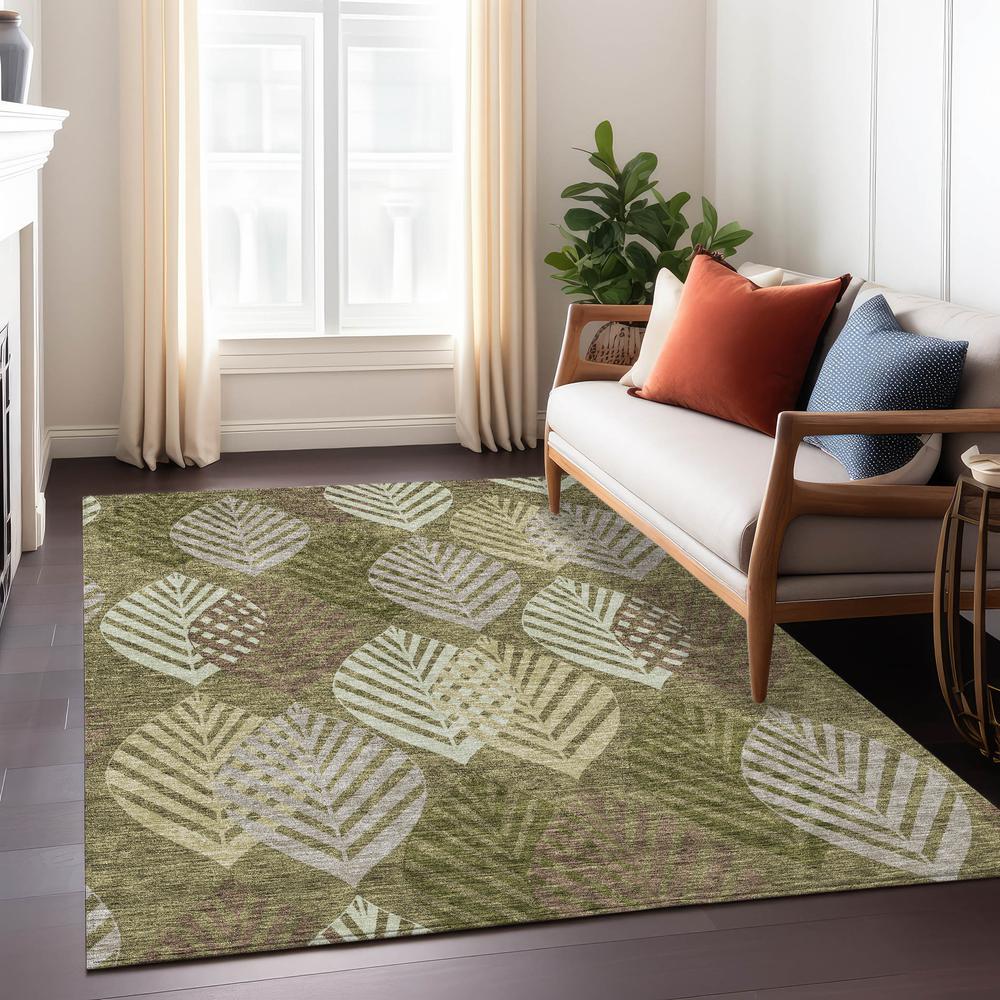 Chantille ACN744 Green 5' x 7'6" Rug