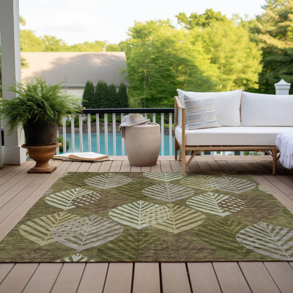 Chantille ACN744 Green 5' x 7'6" Rug