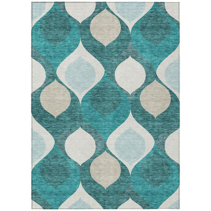 Chantille ACN749 Teal 5' x 7'6" Rug