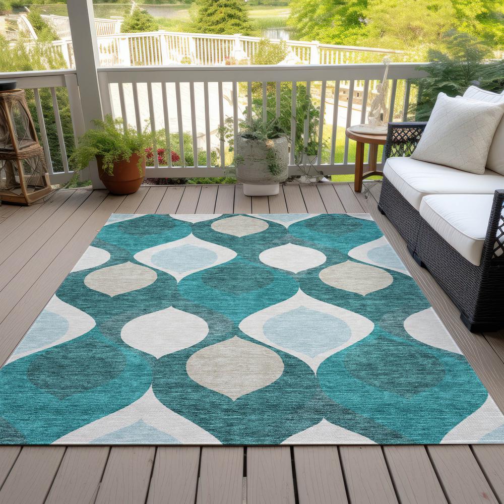Chantille ACN749 Teal 5' x 7'6" Rug