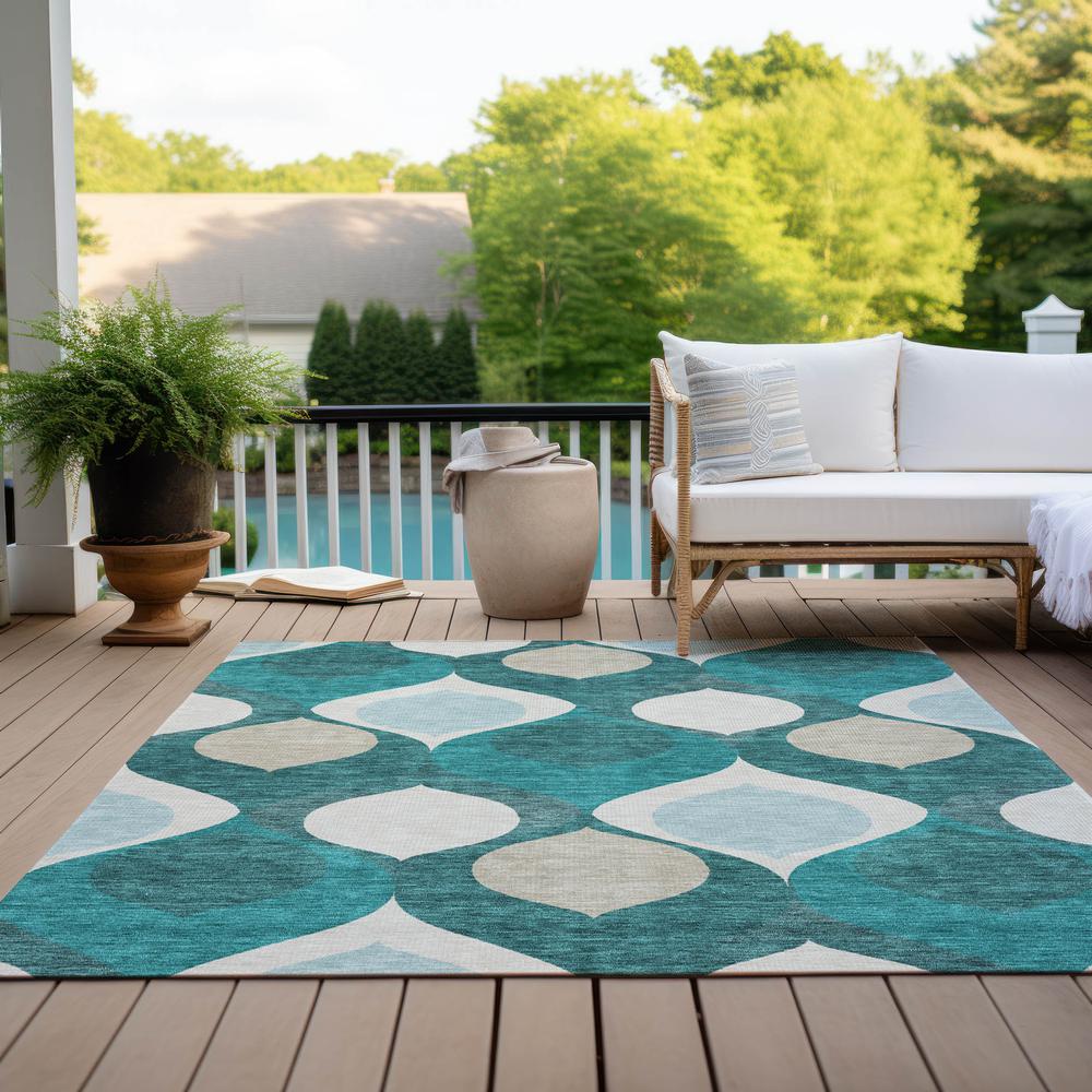Chantille ACN749 Teal 5' x 7'6" Rug