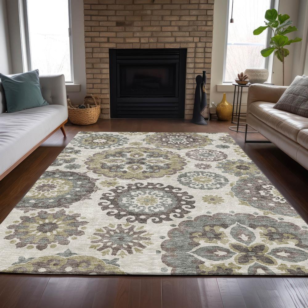 Chantille ACN763 Brown 5' x 7'6" Rug