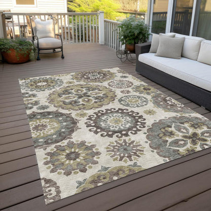Chantille ACN763 Brown 5' x 7'6" Rug