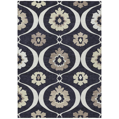Chantille ACN858 Black 5' x 7'6" Rug