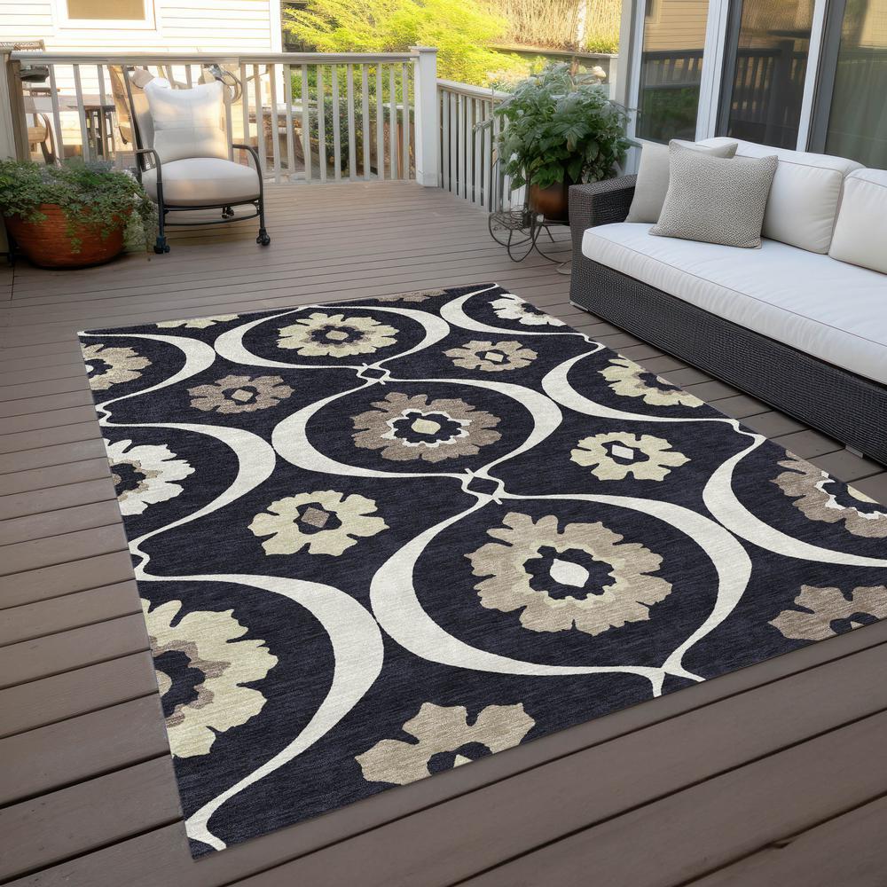 Chantille ACN858 Black 5' x 7'6" Rug