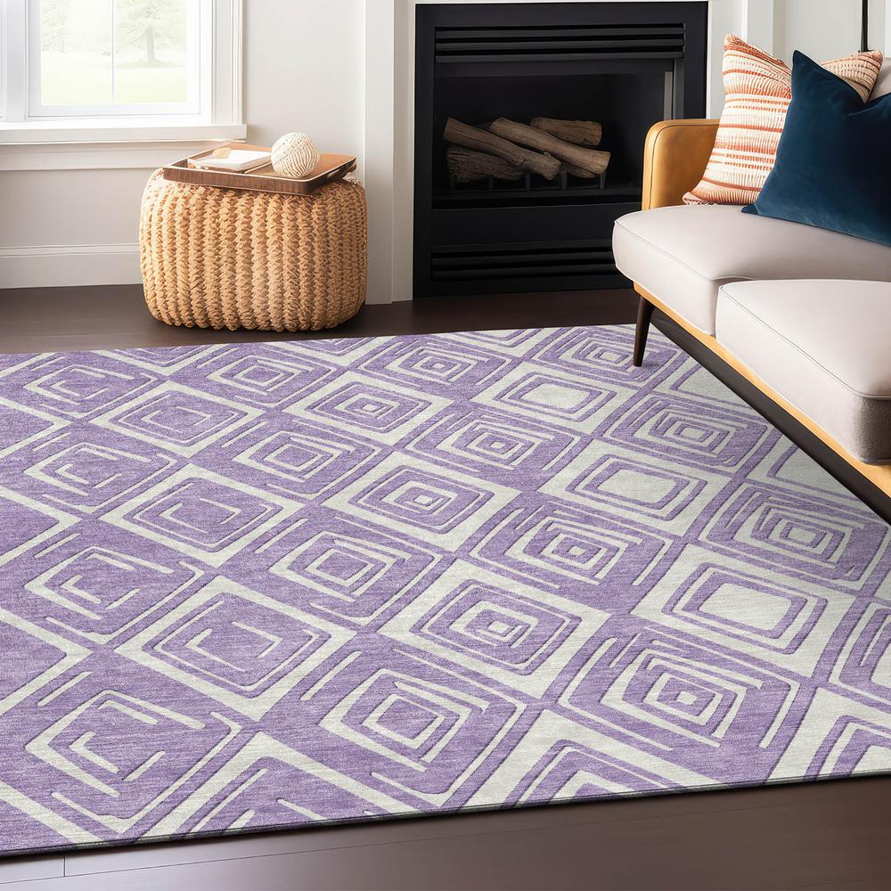 Chantille ACN862 Purple 5' x 7'6" Rug